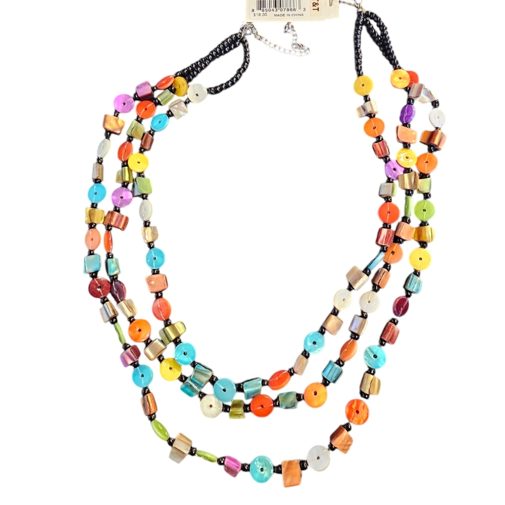 NWT - Sonoma Mulitstrand Mulicolor Necklace